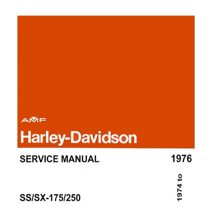 1974-1976 SS & SX 175/50 Models Service Manual