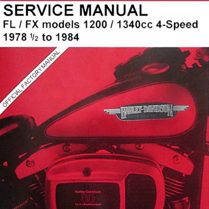 1978-1984 FL-FX Shovelhead Service Manual
