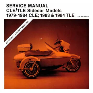 1979-1985 XL/XR 1000 Sportster Service Manual #99484-85