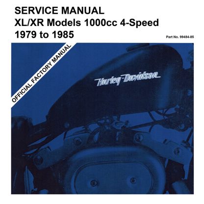 1979-1985 XL/XR 1000 Sportster Service Manual