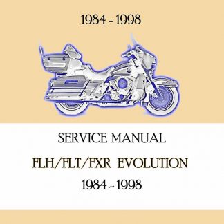 1984-1998 Touring & FXR Models Service Manual