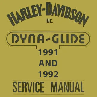 2007 Dyna Models Service Manual #99481-07 – Motorcycle Manual Download