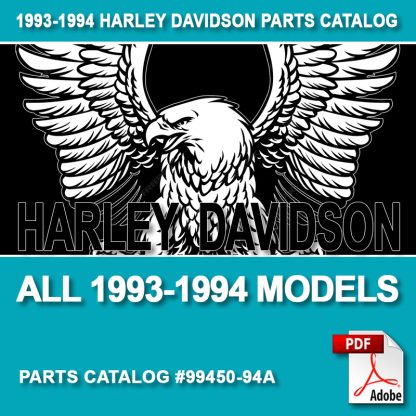 1993-1994 All 1340cc Models Parts Catalog #99450-94A