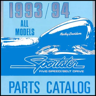2009 Sportster Models Service Manual #99484-09 – Motorcycle Manual