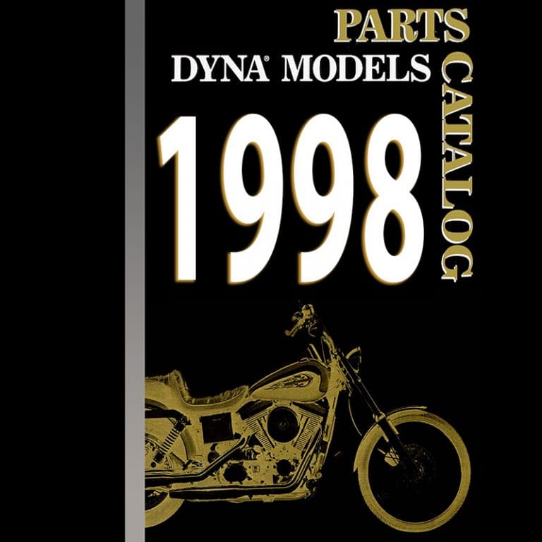1998 Dyna Models Parts Catalog 9943998 Motorcycle Manual Download
