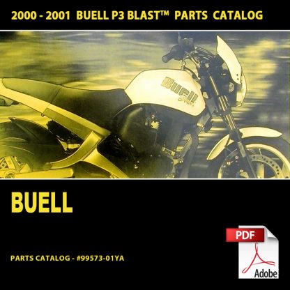 2000-2001 Buell P3 Blast Models Parts Catalog