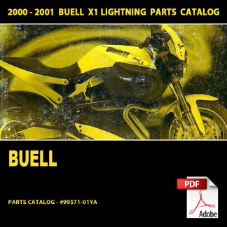 2000-2001 Buell X1 Lightning Models Parts Catalog