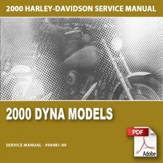 2007 Dyna Models Service Manual #99481-07 – Motorcycle Manual Download