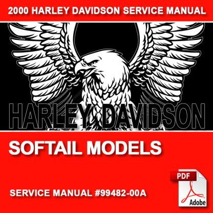 2000 Softail Models Service Manual #99482-00A