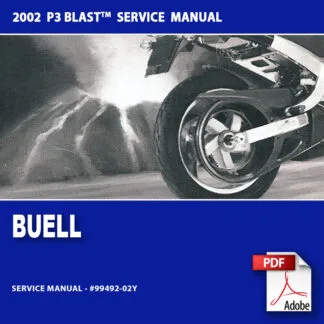 1996-1997 Buell S1 Lightning Models Service Manual #99490-97Y