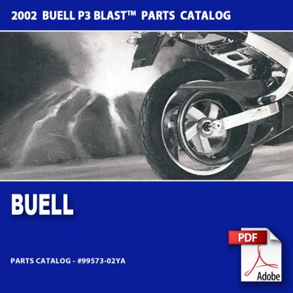 2002 Buell P3 Blast Models Parts Catalog