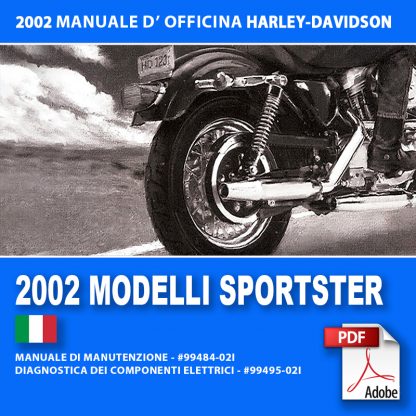 2002 Manuale di manutenzione modello Sportster