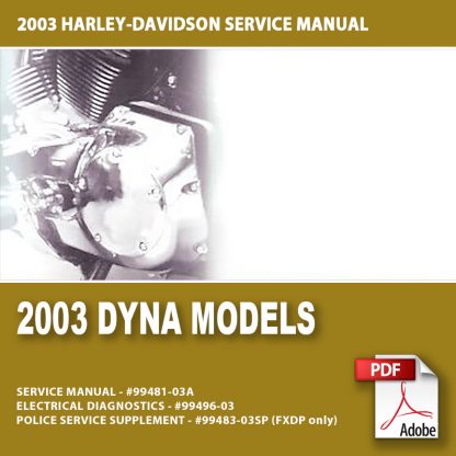 2003 Dyna Models Service Manual