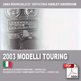 2003 Manuale di manutenzione modelli Touring