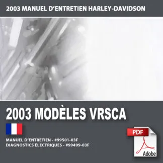 2003 Manuel d’entretien des modèles VRSCA #99501-03F