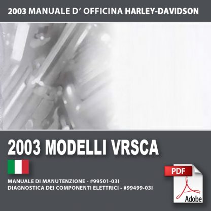 2003 Manuale di manutenzione modelli VRSCA