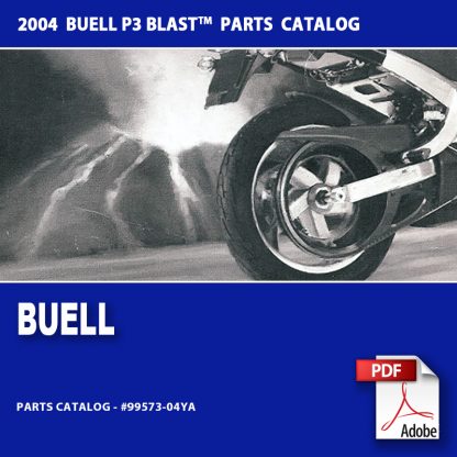 2004 Buell P3 Blast Models Parts Catalog
