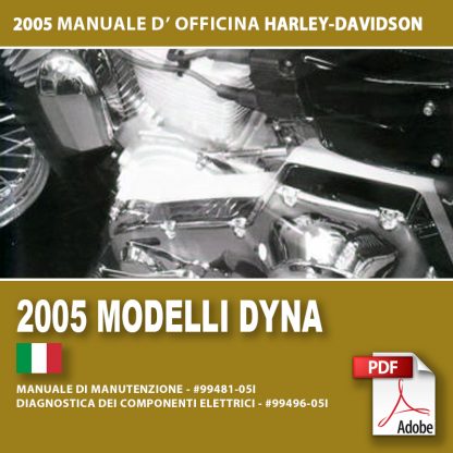 2005 Manuale di manutenzione modelli Dyna