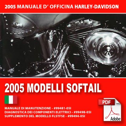 2005 Manuale di manutenzione modelli Softail