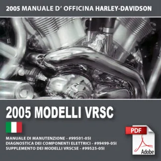 2005 Manuale di manutenzione modelli VRSC #99501-05I