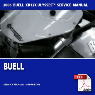 2006 Buell XB12X Ulysses Models Service Manual