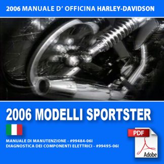 2006 Manuale di manutenzione modelli Sportster