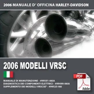 2006 Manuale di manutenzione modelli VRSC #99501-06IA