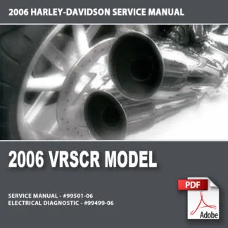 2006 VRSCR Model Service Manual #99501-06