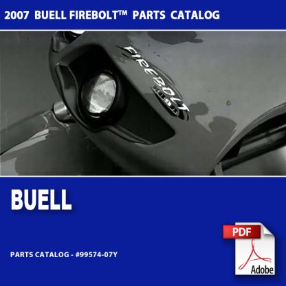 2007 Buell Firebolt Models Parts Catalog
