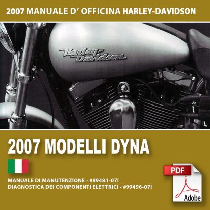 2007 Manuale di manutenzione modelli Dyna