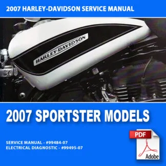 2007 Sportster Models Service Manual #99484-07 – Motorcycle Manual
