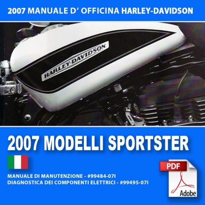 2007 Manuale di manutenzione modelli Sportster
