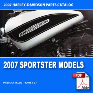 2007 Sportster Models Service Manual #99484-07 – Motorcycle Manual