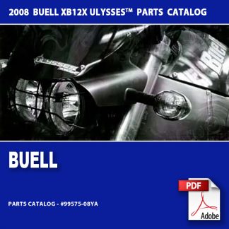 2008 Buell XB12X Models Parts Catalog