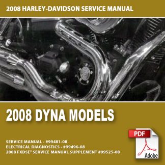 2008 Dyna Models Service Manual