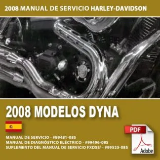 2008 ダイナ モデルサービスマニュアル #99481-08J – Motorcycle