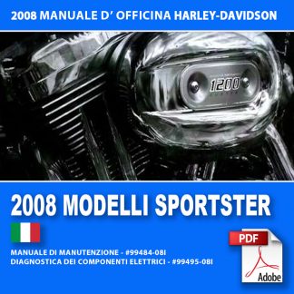 2008 Manuale di manutenzione modelli Sportster