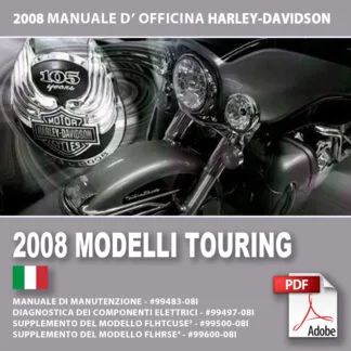 2008 Touring Models Parts Catalog #99456-08 – Motorcycle Manual