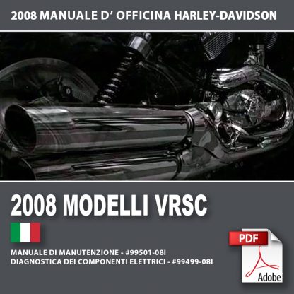 2008 Manuale di manutenzione modelli VRSC