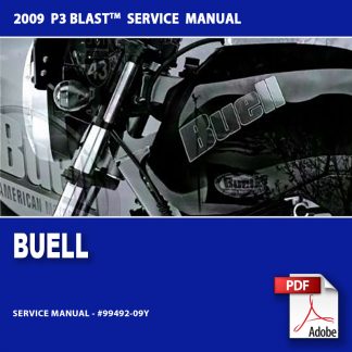 2009 Buell P3 Blast Models Service Manual