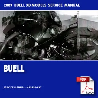 2009 年ビューエルXB モデルサービスマニュアル #99490-09Y