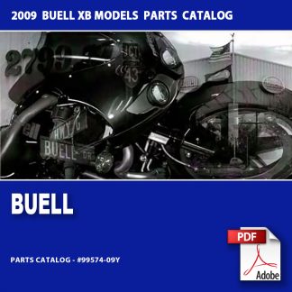 2009 Buell XB Models Parts Catalog