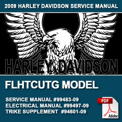 2009 Trike Models Service Manual Set #99601-09