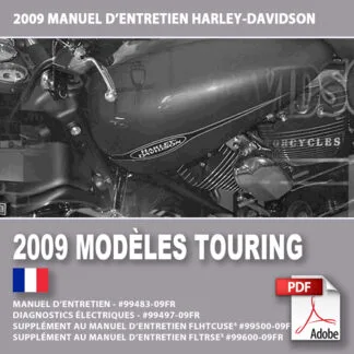 2009 Touring Models Service Manual #99483-09 – Motorcycle Manual