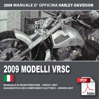 2009 Manuale di manutenzione modelli VRSC