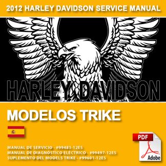 2012 Manual de Servicio Modelos Trike #99601-12ES
