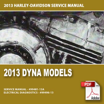 2013 Dyna Models Service Manual