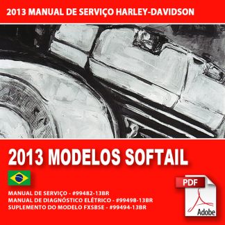 2013 Manual de Serviço dos Modelos Softail