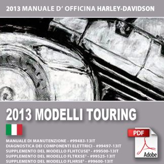 2013 Manuale di manutenzione modelli Touring