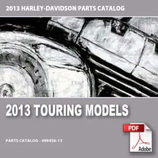 2013 Touring Models Service Manual #99483-13 – Motorcycle Manual